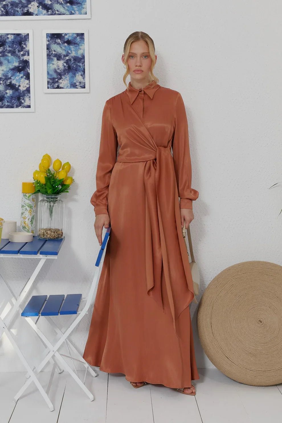 Tesettür Nişan Elbisesi