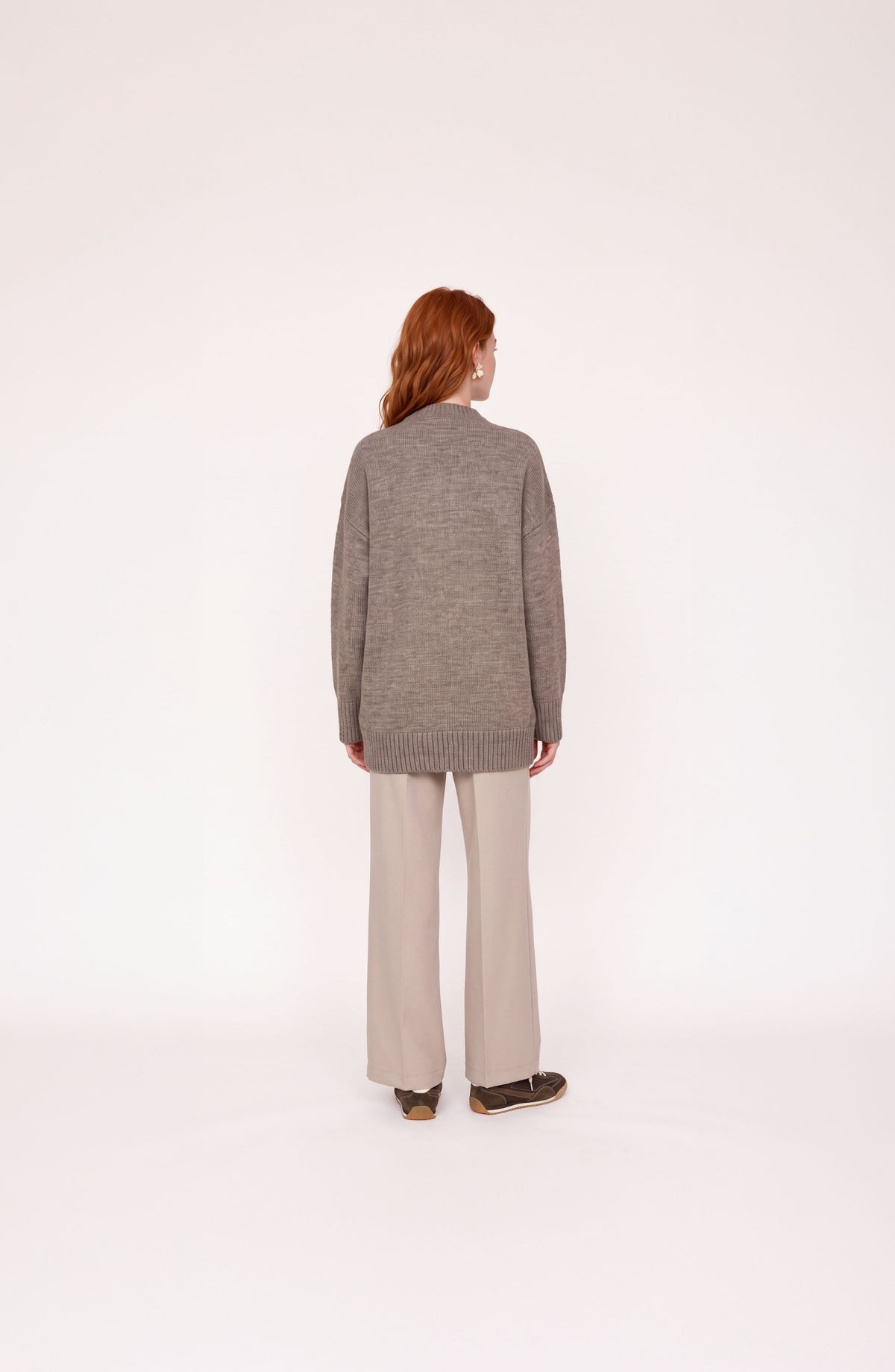Basic Oversize Triko Vizon Kazak