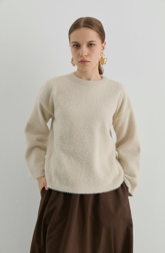 Basic Yumoş Taş Triko Kazak