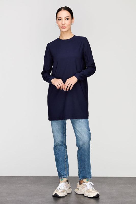 Basic Örme İçlik Lacivert - Fatma Atasoy