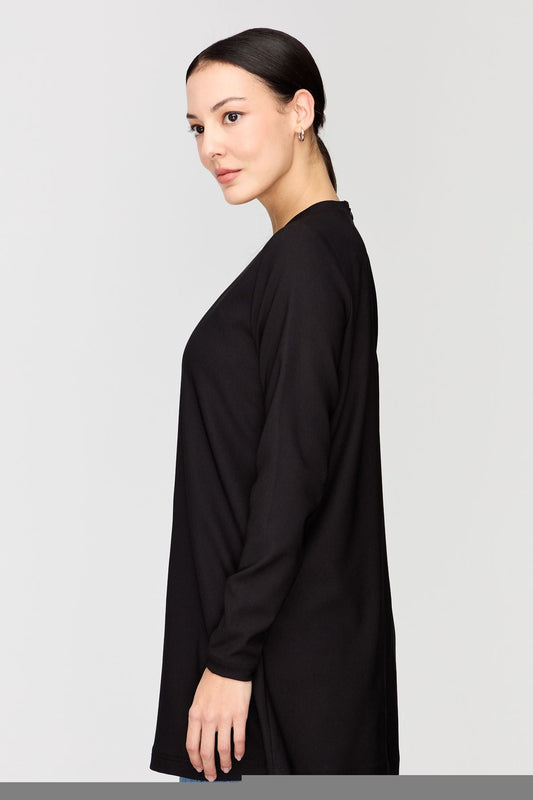 Basic Örme İçlik Siyah - Fatma Atasoy