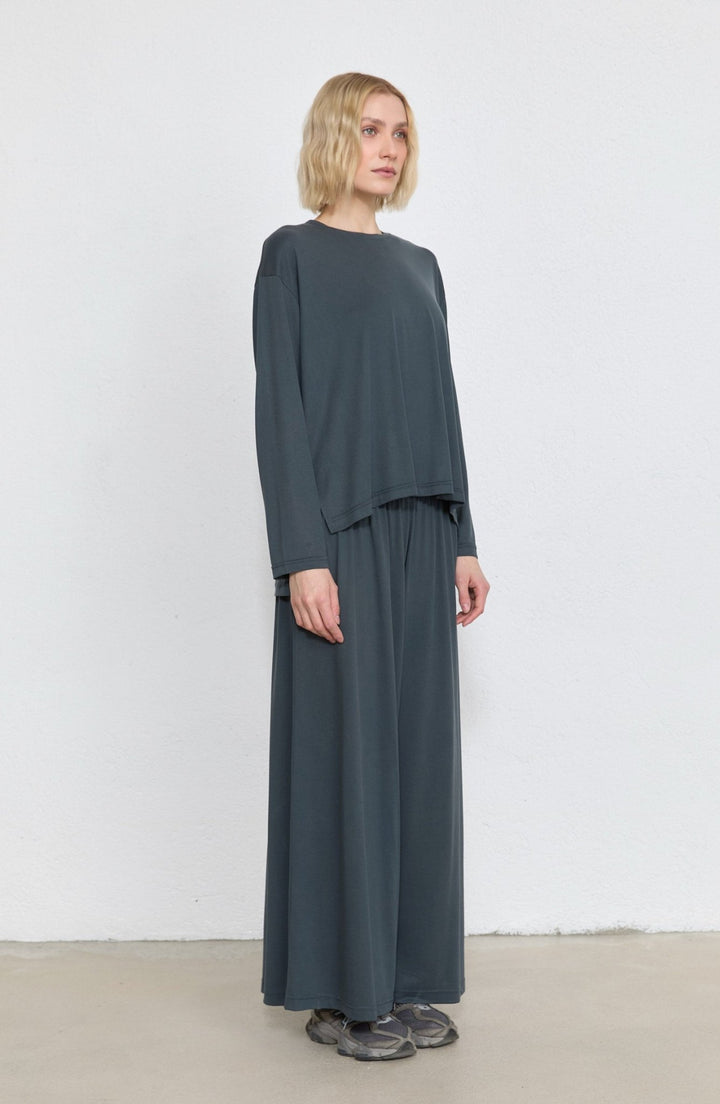 Basic Soft Touch Modal Füme İkili Takım - Fatma Atasoy