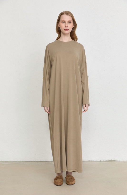 Basic Soft Touch Modal Vizon Elbise - Fatma Atasoy