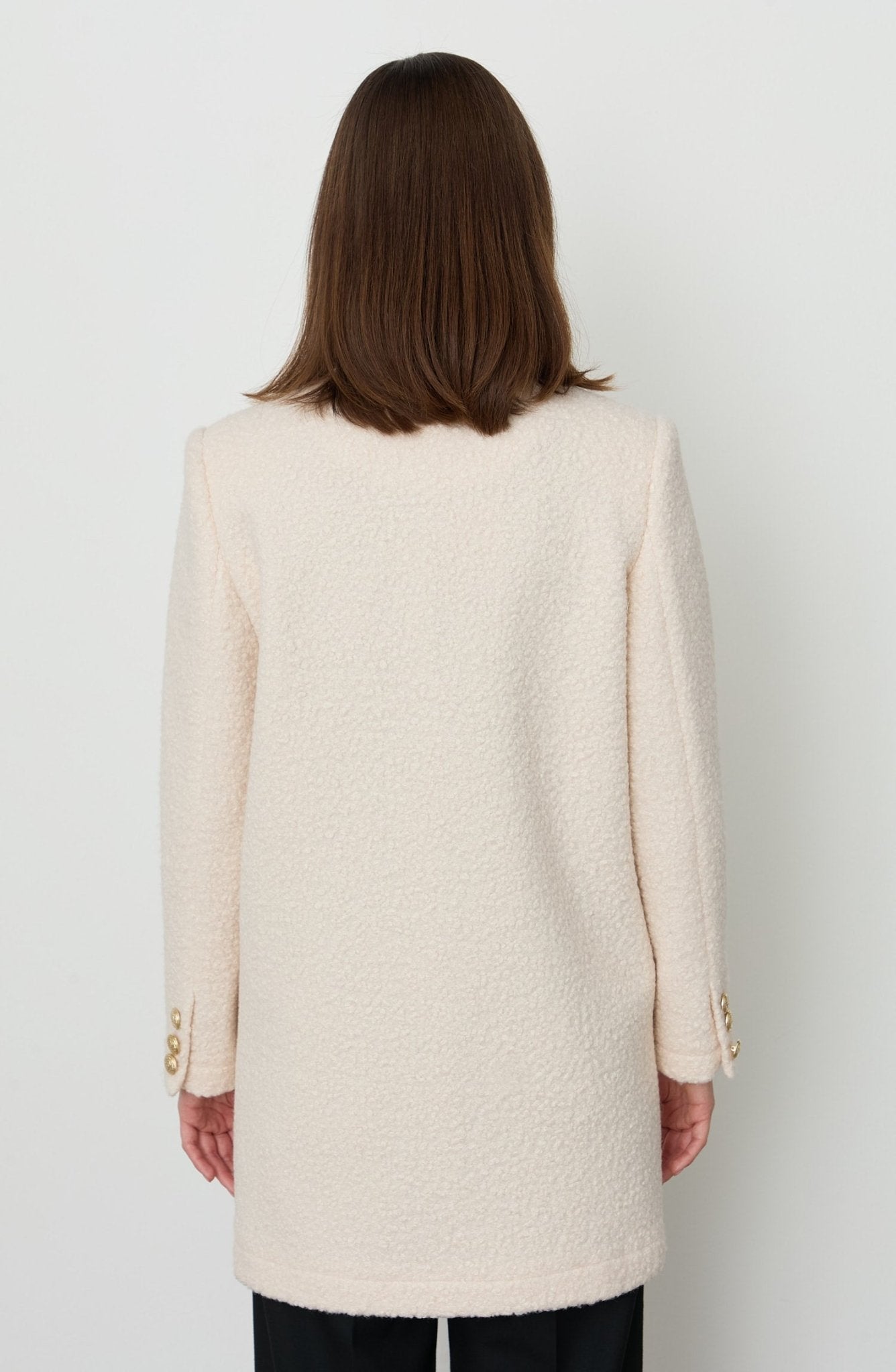 Blazer Ekru Teddy Kaban - Fatma Atasoy