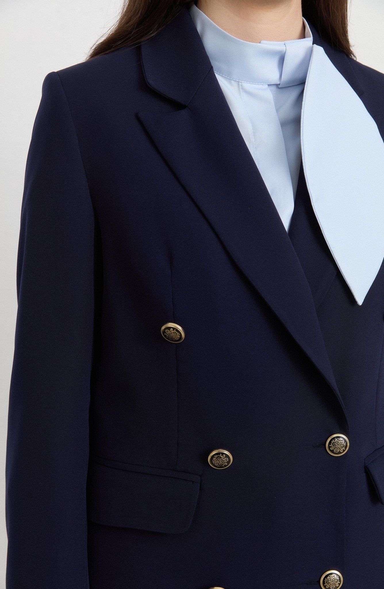 Blazer Lacivert Tek Ceket - Fatma Atasoy