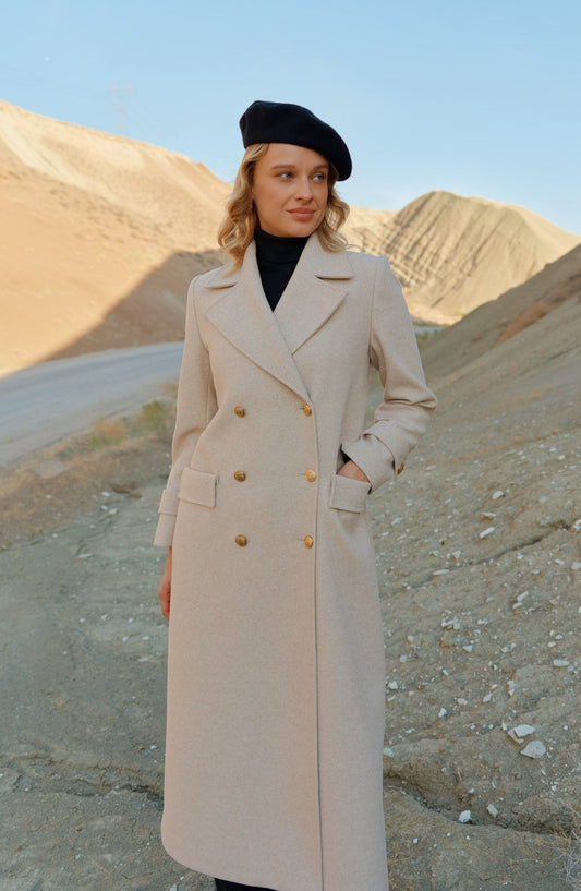 Blazer Maksi Taş Kaban - Fatma Atasoy