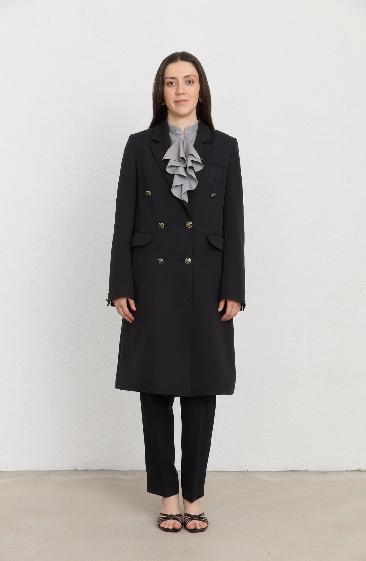 Blazer Siyah Tek Ceket - Fatma Atasoy