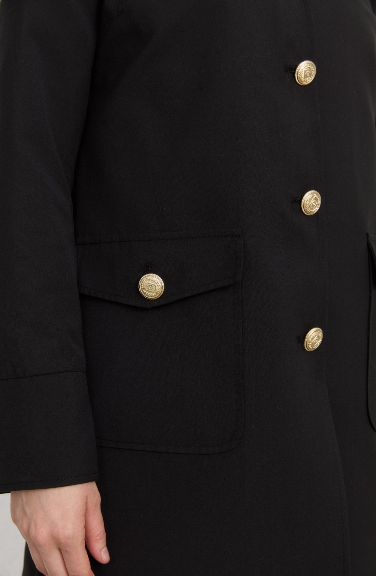 Blazer Siyah Trenç Ceket - Fatma Atasoy