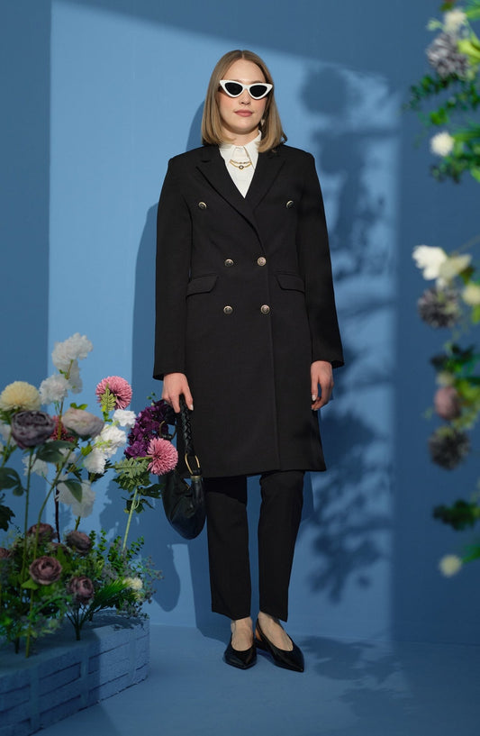 Blazer Tek Ceket Siyah - Fatma Atasoy