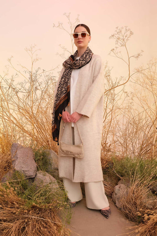 Çelik Örme Taş Triko Pantolon - Fatma Atasoy