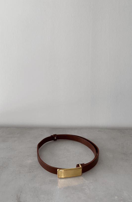 Dikdörtgen Toka Detaylı Taba Kemer - Fatma Atasoy