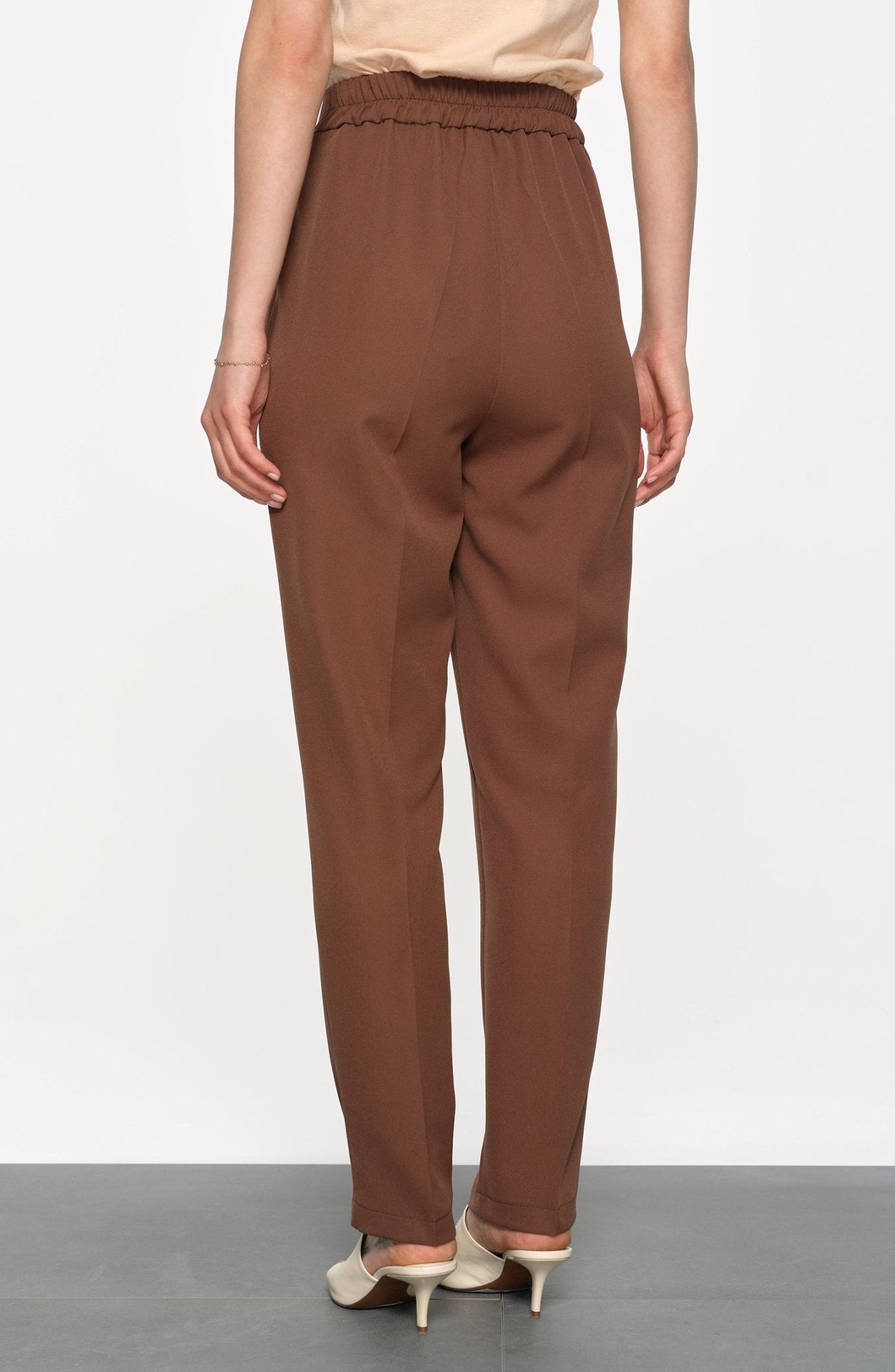 Double Fit Pantolon Çikolata Kahve - Fatma Atasoy