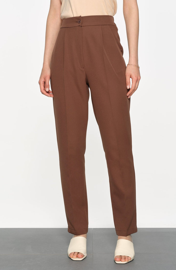 Double Fit Pantolon Çikolata Kahve - Fatma Atasoy