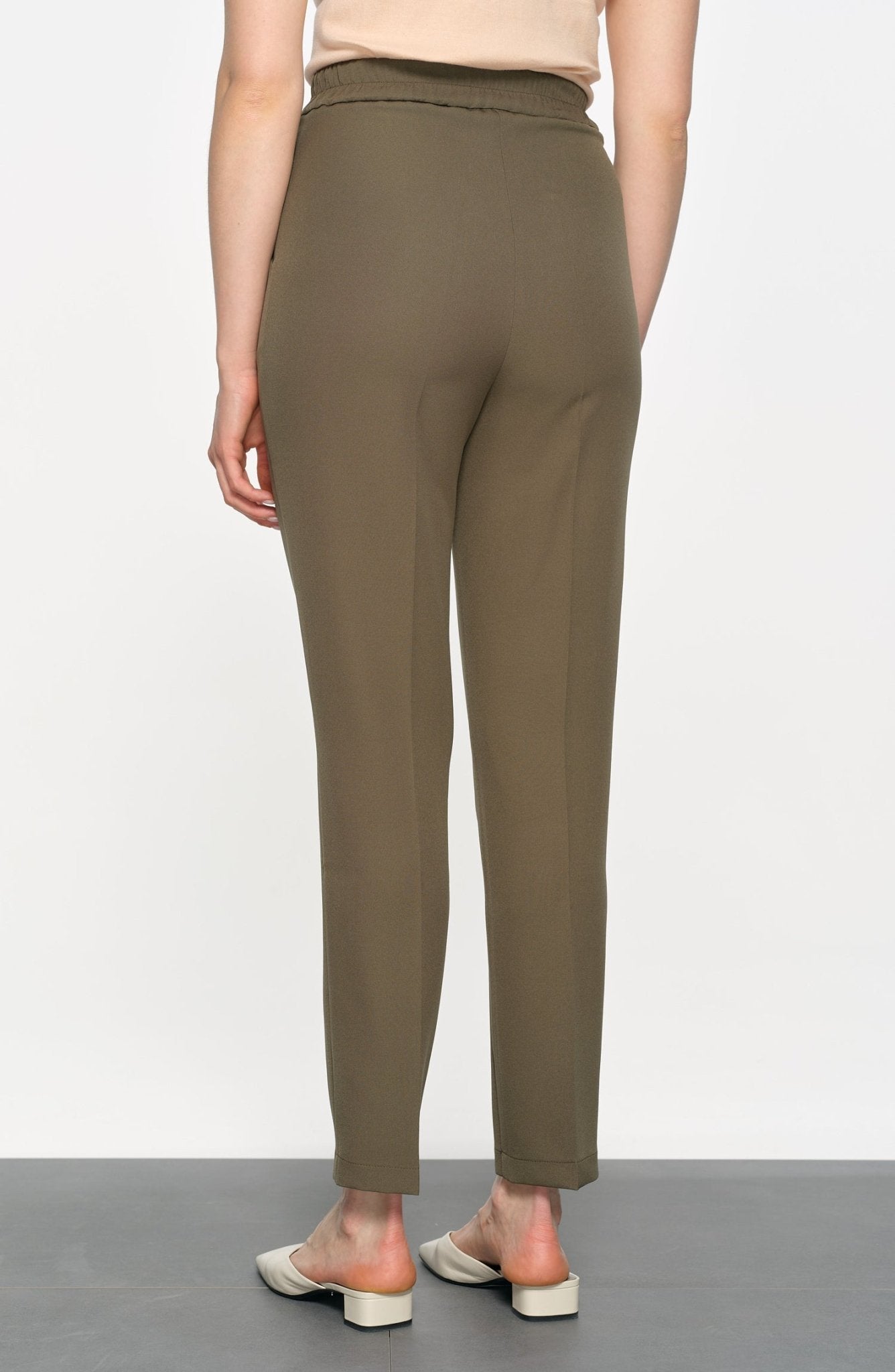 Double Haki Fit Pantolon - Fatma Atasoy