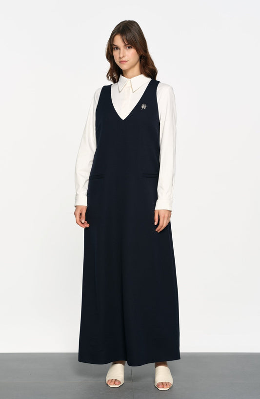 Double Jile Lacivert - Fatma Atasoy