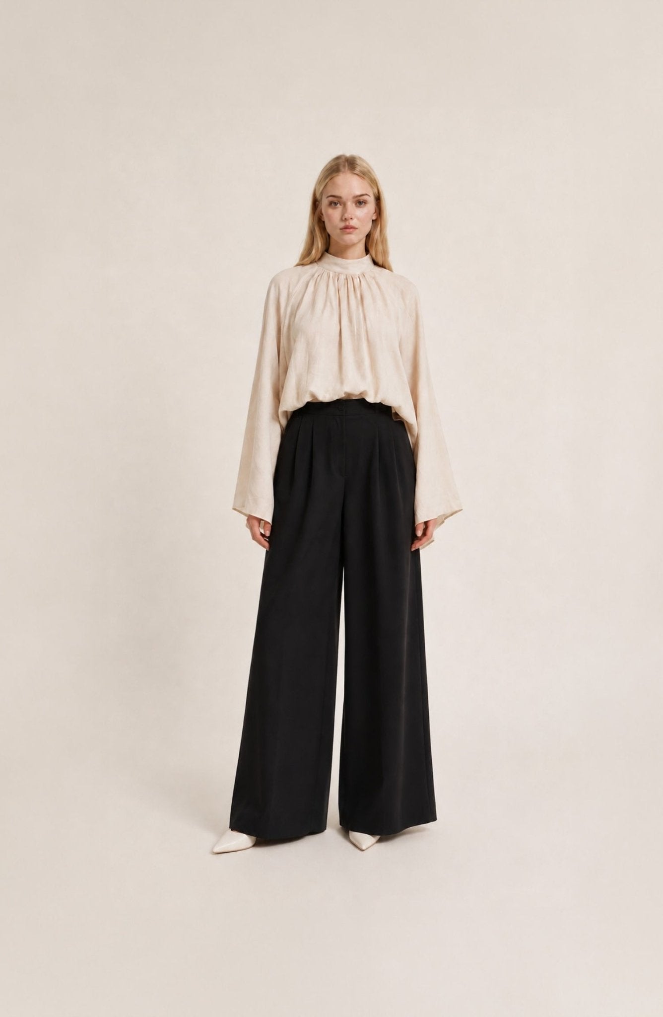 Double Siyah Pantolon Etek - Fatma Atasoy