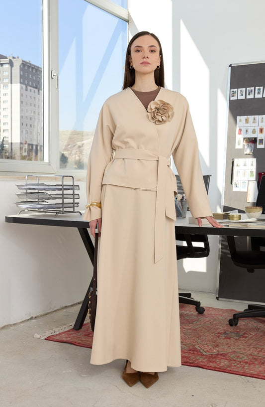 Double Taş Kloş Etek - Fatma Atasoy