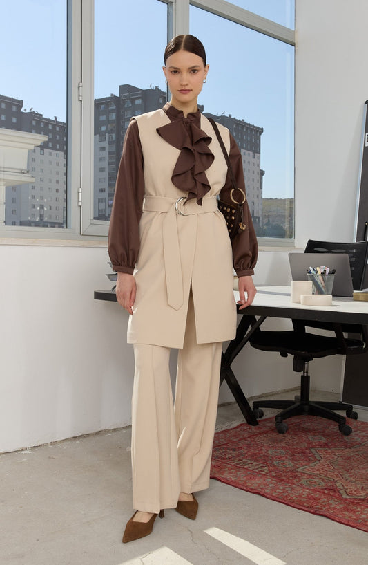 Double Taş Palazzo Pantolon - Fatma Atasoy