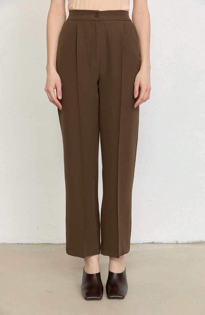 Double Barrel Kahverengi Fit Pantolon
