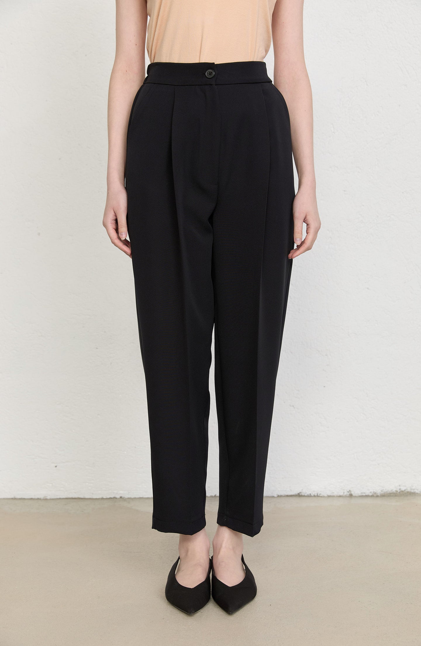 Double Barrel Siyah Fit Pantolon