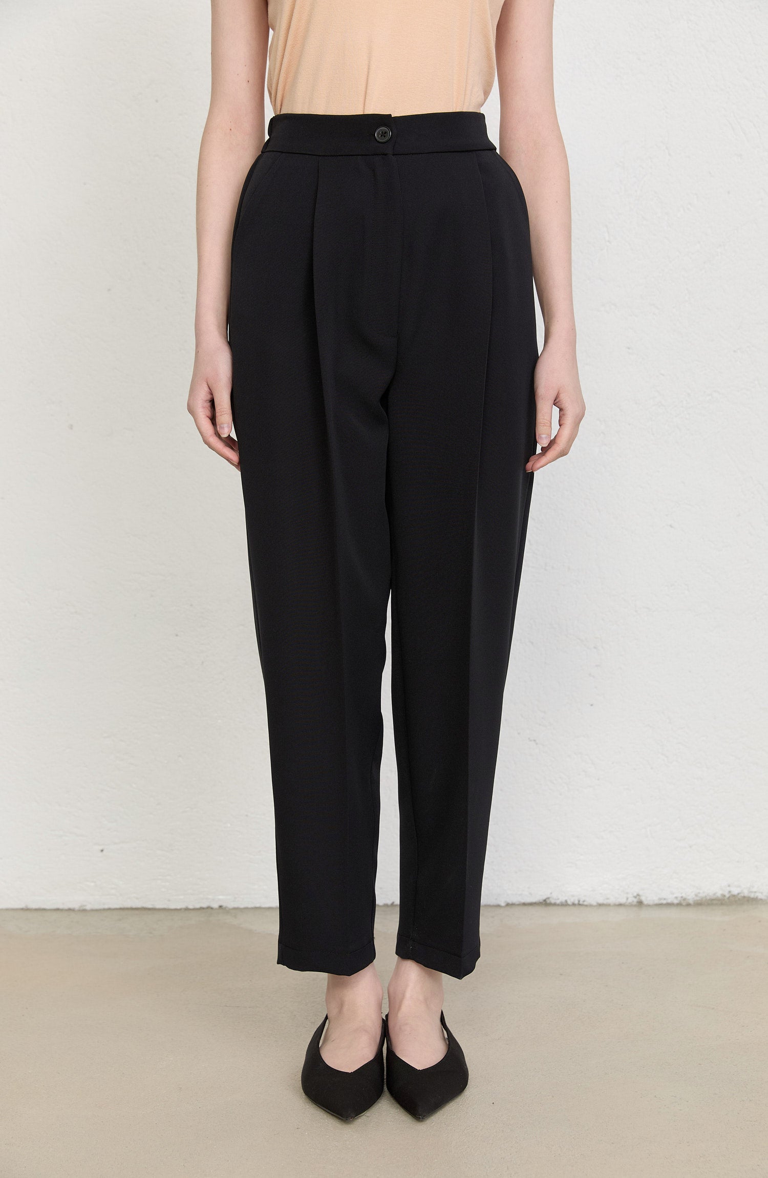 Double Barrel Siyah Fit Pantolon