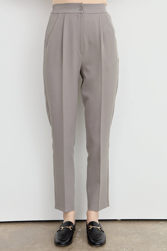 Fit Pantolon Gri - Fatma Atasoy