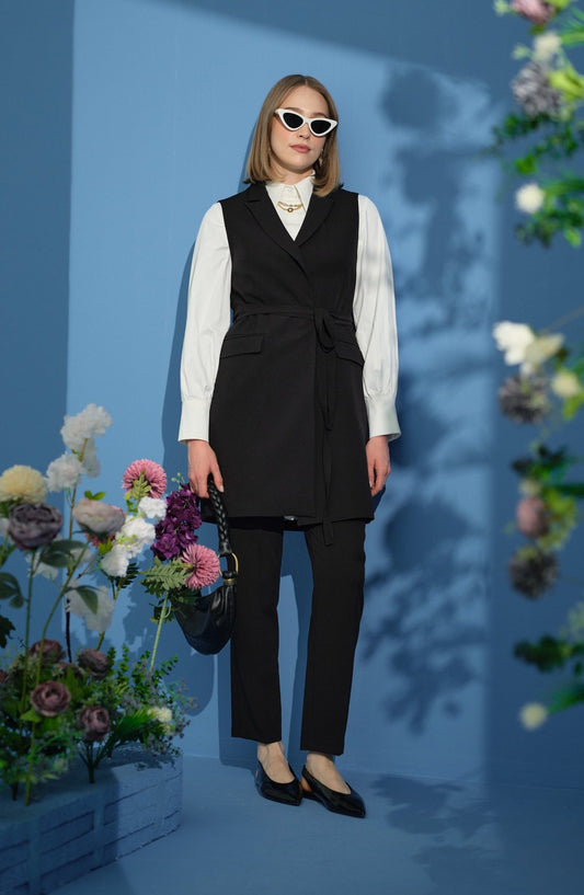 Fit Pantolon Siyah - Fatma Atasoy