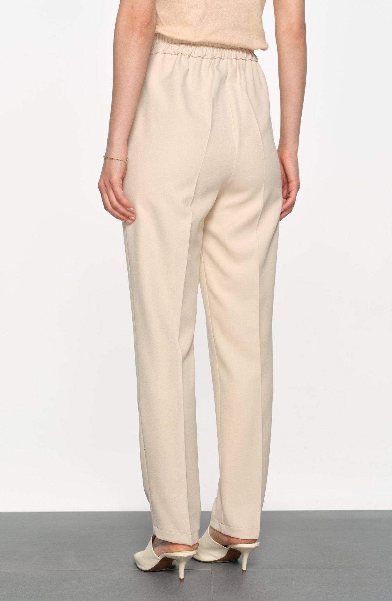 Fit Pantolon Taş - Fatma Atasoy