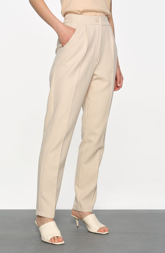 Fit Pantolon Taş - Fatma Atasoy