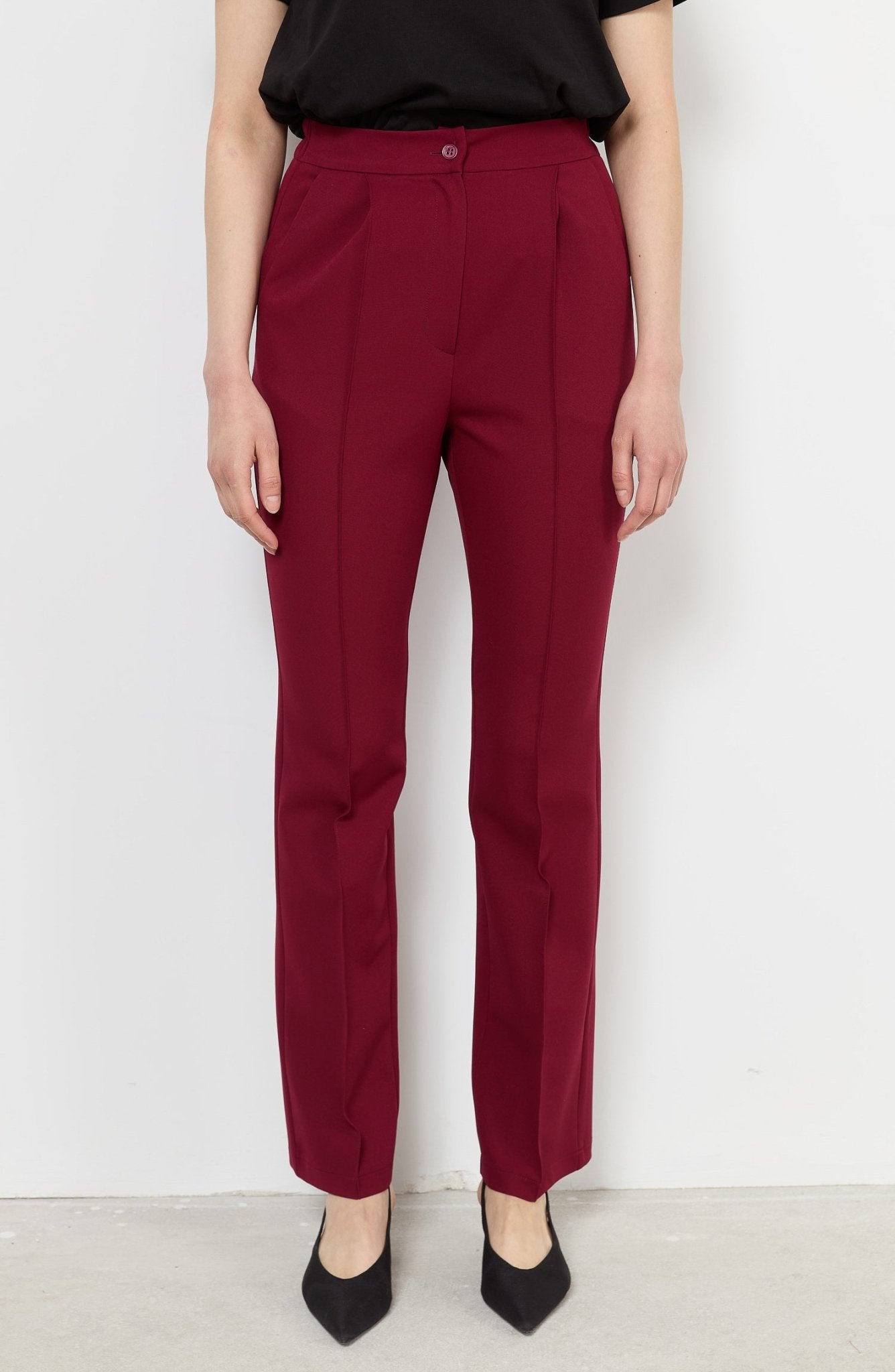 Flare Bordo Pantolon - Fatma Atasoy