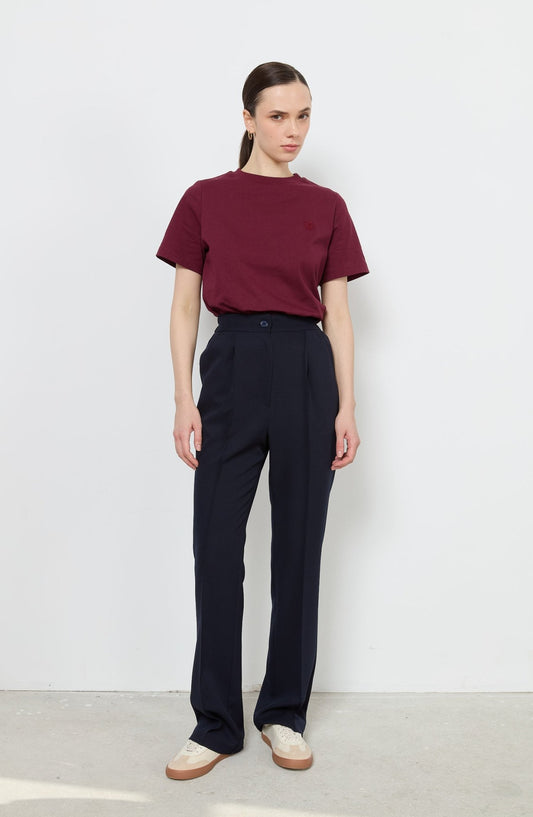 Flare Lacivert Pantolon - Fatma Atasoy