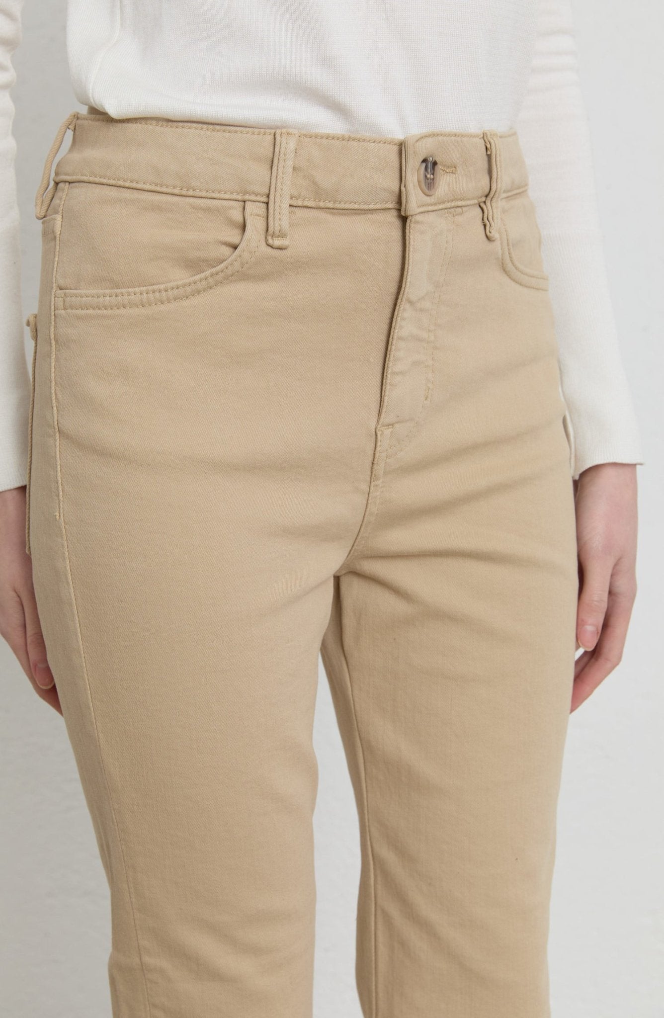 Flare Taş Denim Pantolon - Fatma Atasoy