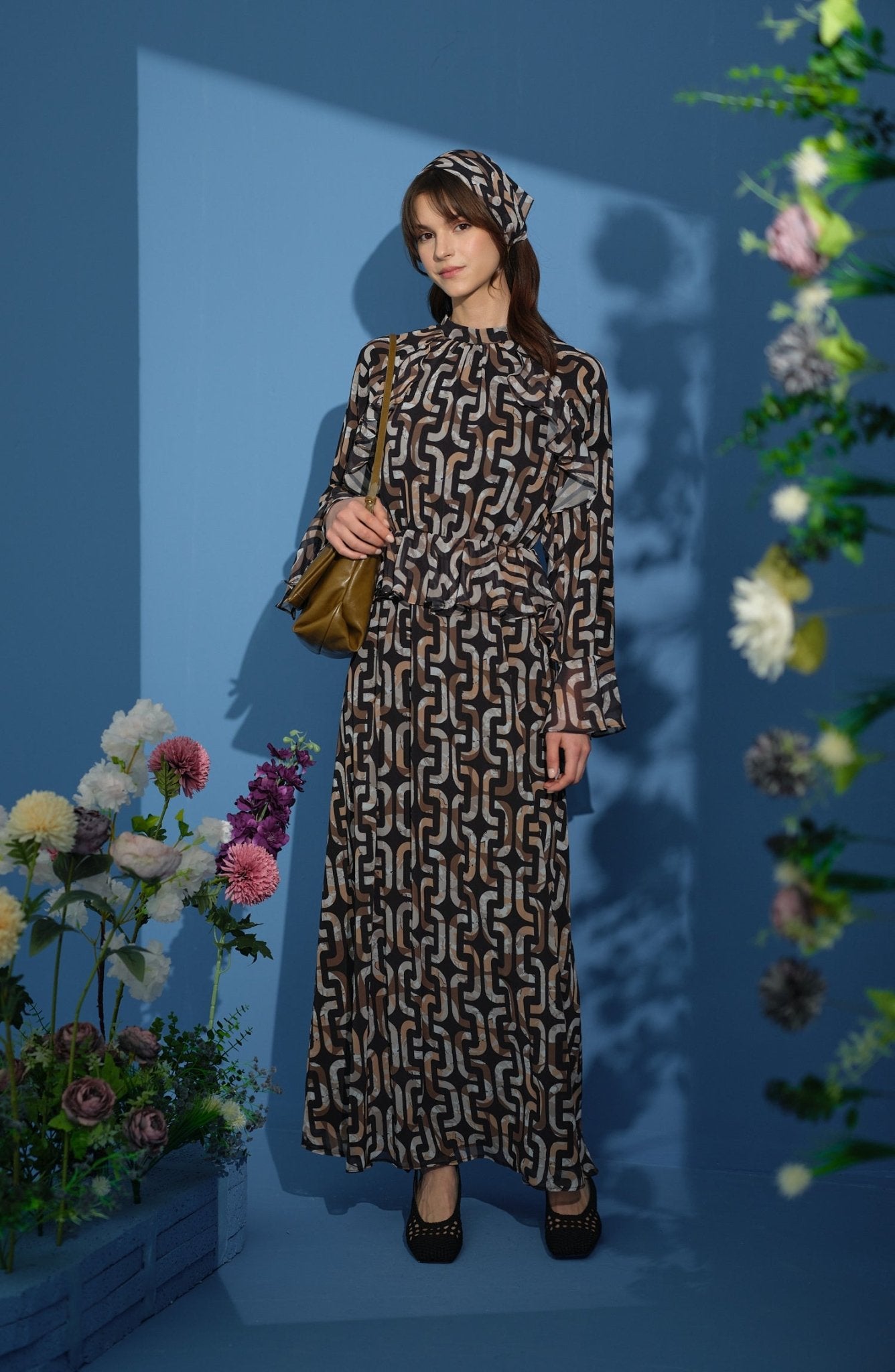 Siyah Tesettür Elbise