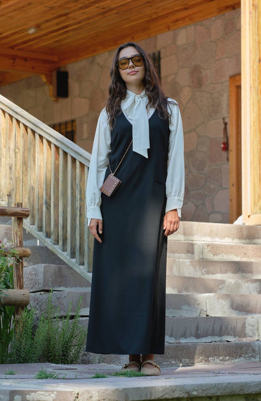 Gabardin Siyah Jile - Fatma Atasoy