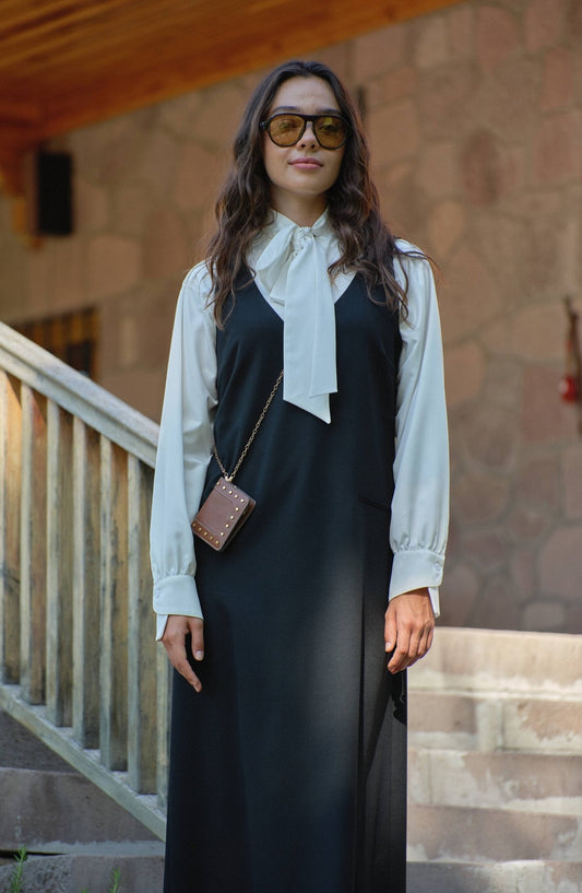 Gabardin Siyah Jile - Fatma Atasoy