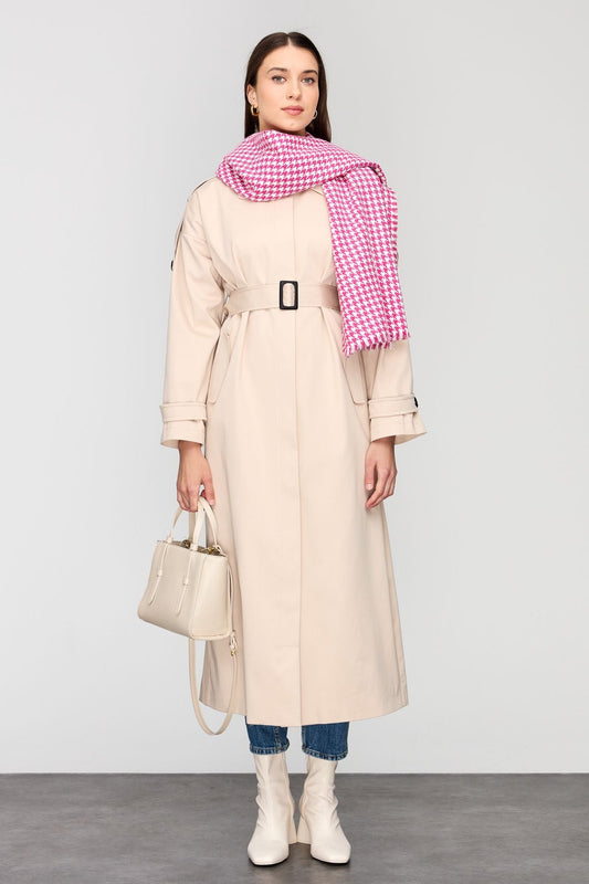 Kazayağı Atkı Pembe - Fatma Atasoy