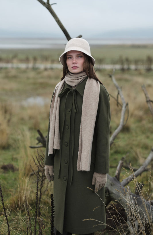 Kore Haki Kaşmir Kaban - Fatma Atasoy