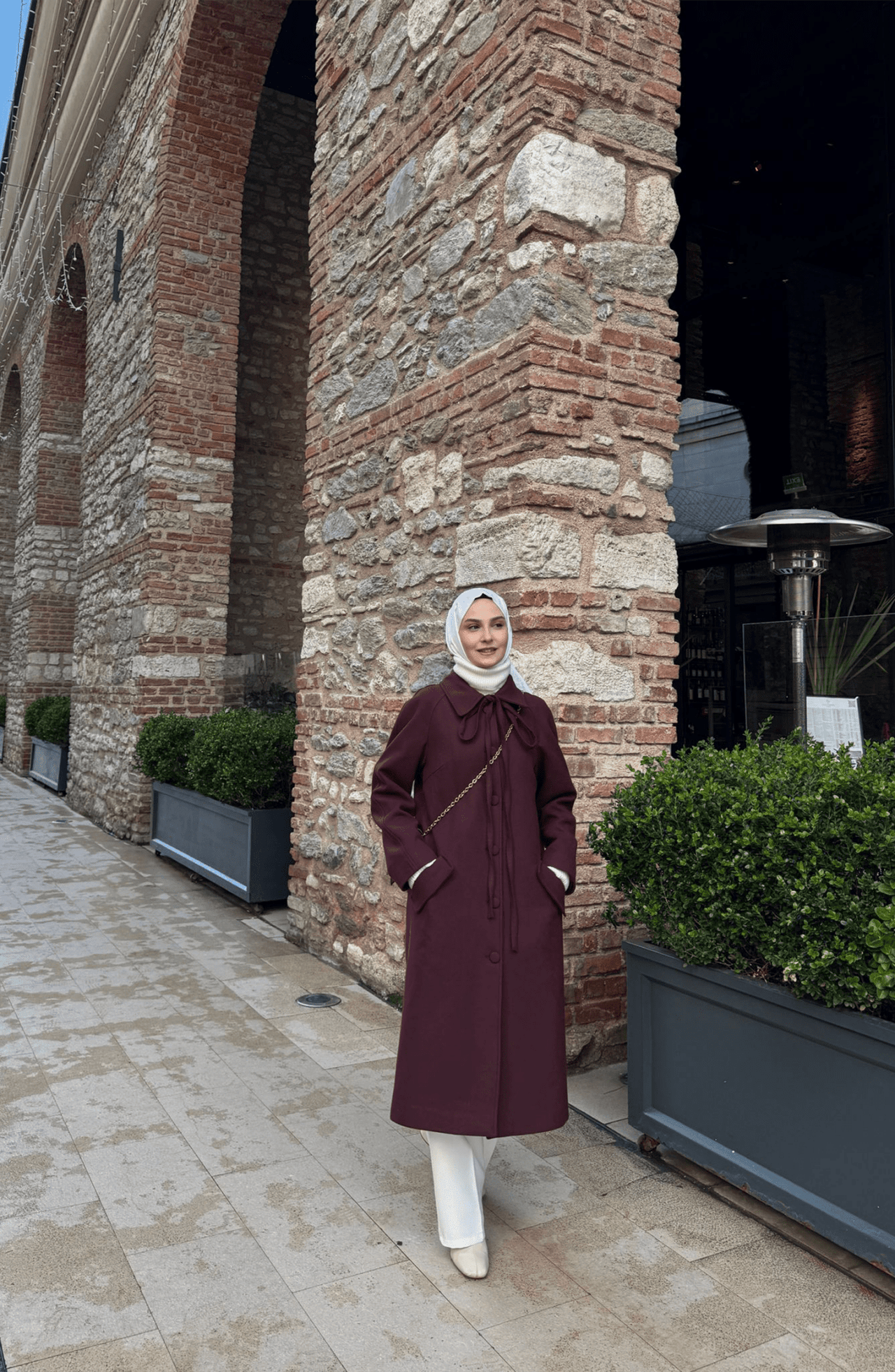 Kore Vişne Kaşmir Kaban - Fatma Atasoy