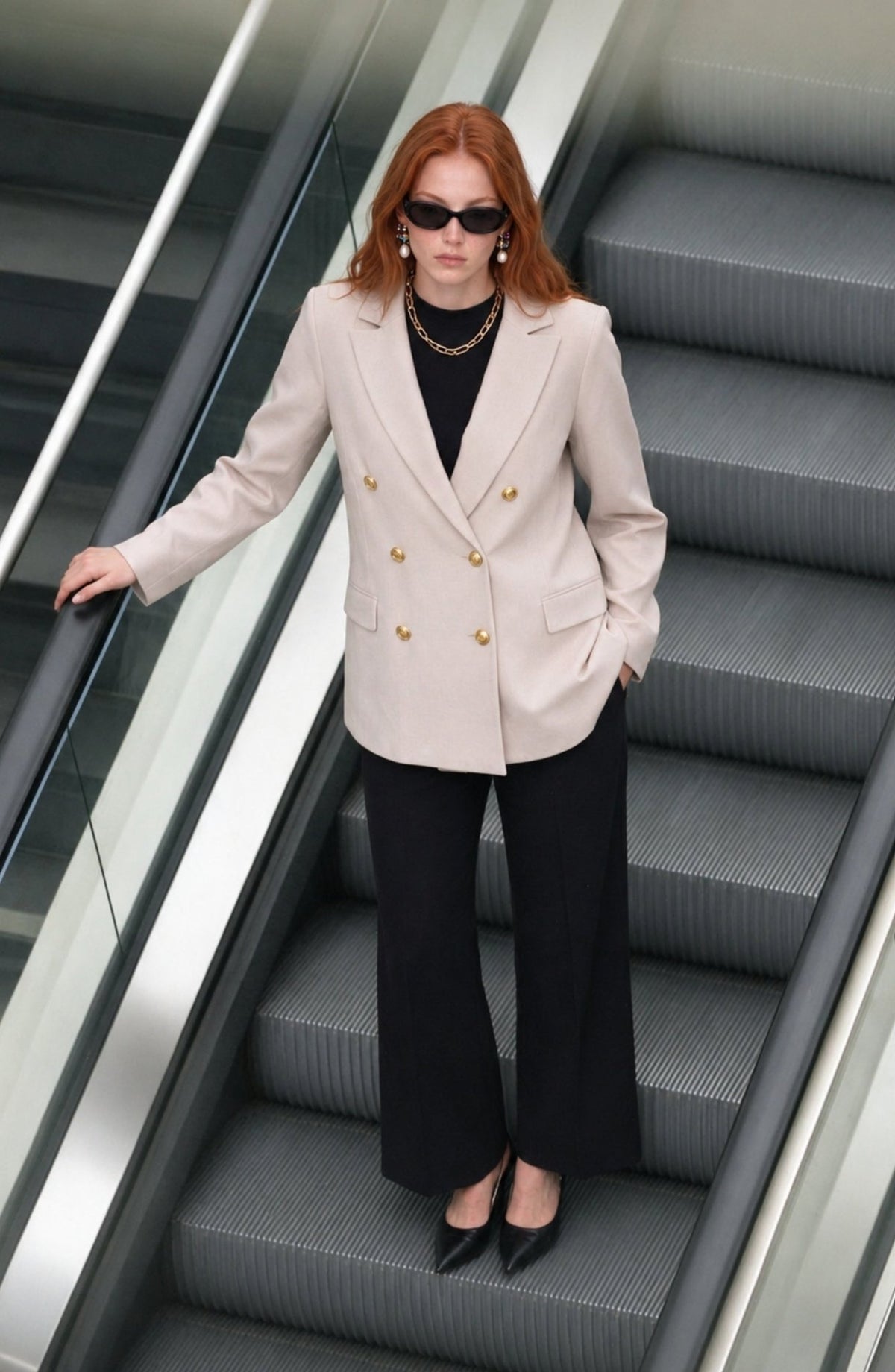 Midi Taş Blazer Ceket - Fatma Atasoy