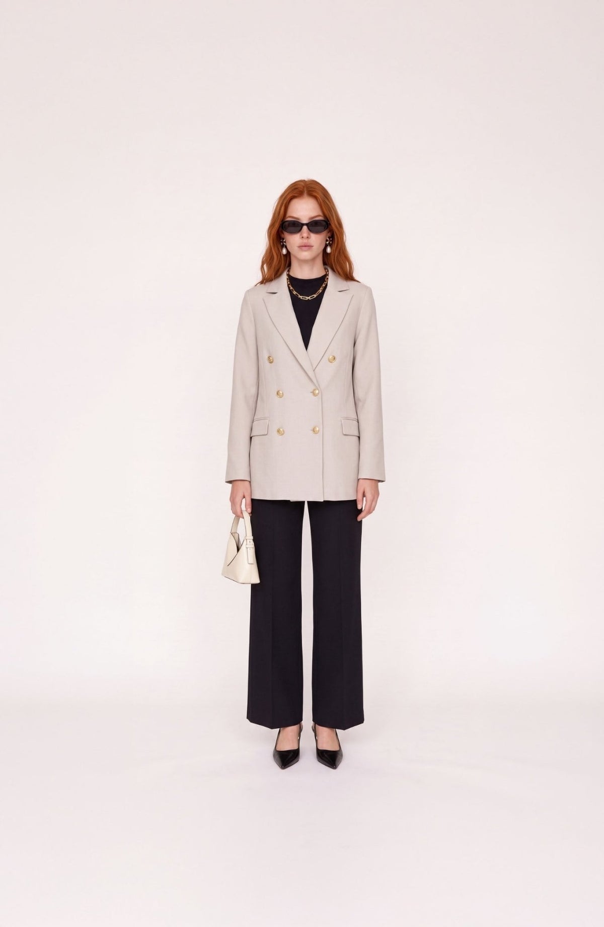 Midi Taş Blazer Ceket - Fatma Atasoy