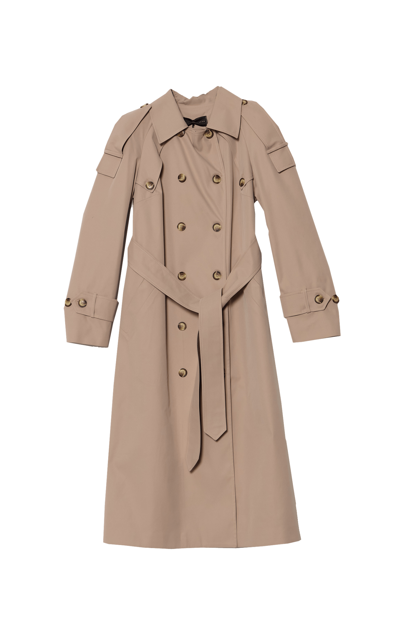 Premium Sütlü Kahve Oversize Trençkot - Fatma Atasoy