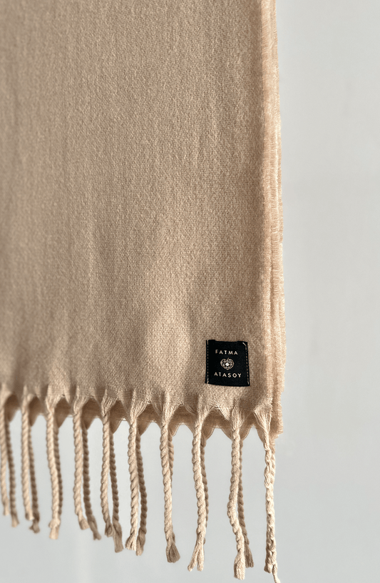 Püsküllü Taş Şal - Fatma Atasoy