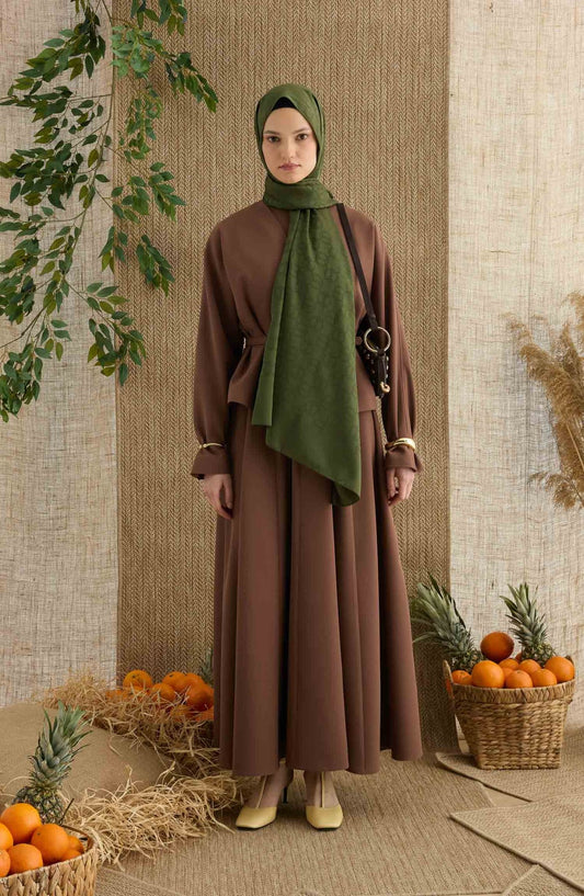 Ring Haki Jakarlı Şal - Fatma Atasoy