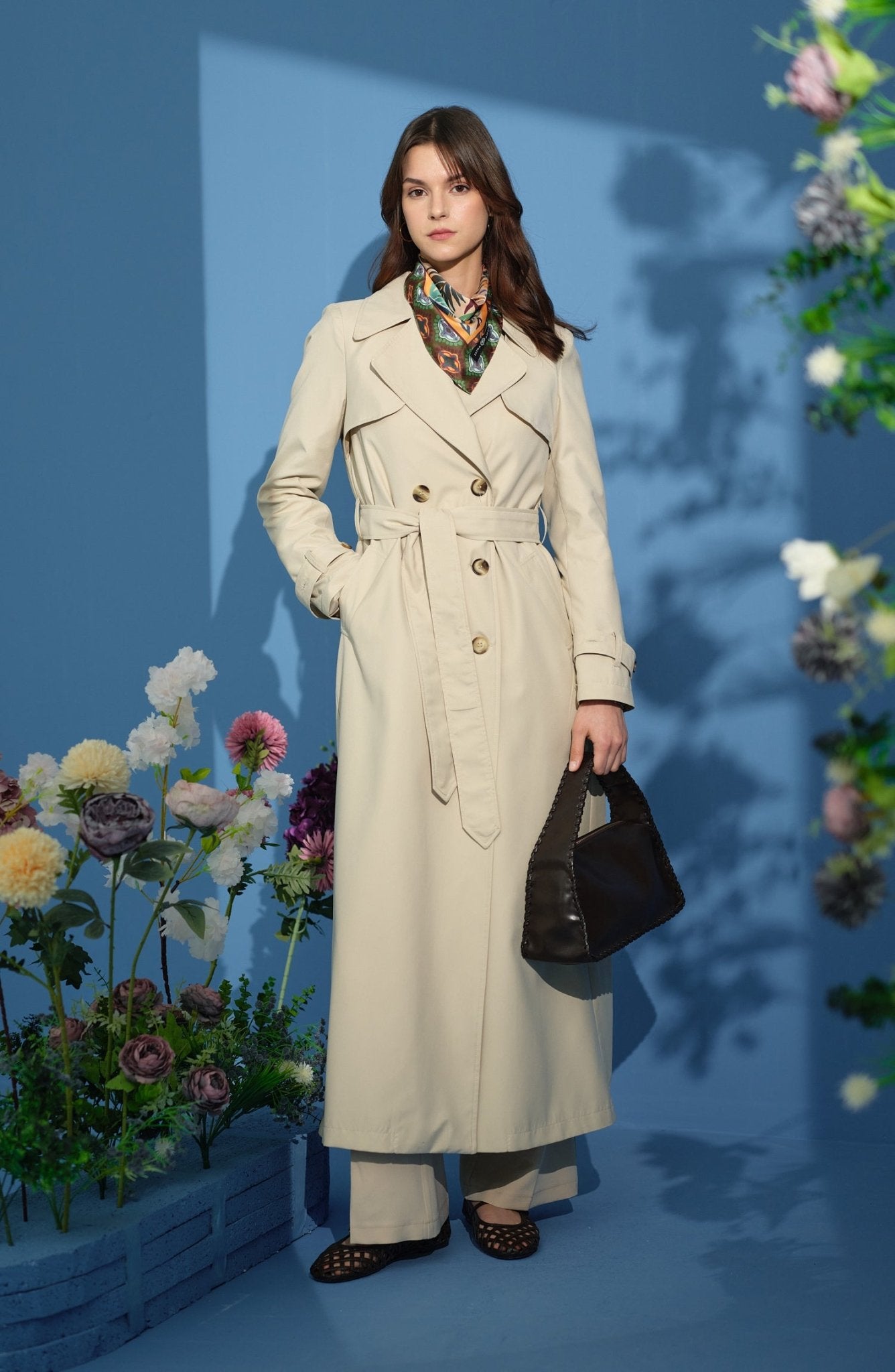 Taş Rengi Trençkot