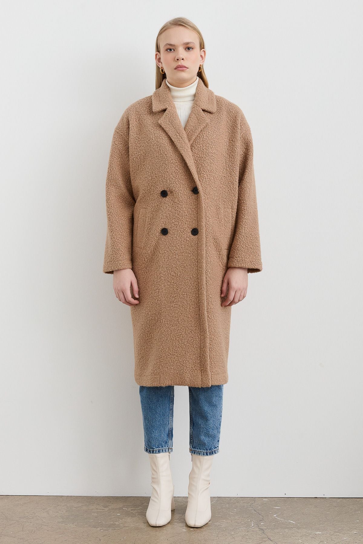 Teddy Oversize Kaban Sütlü Kahve - Fatma Atasoy