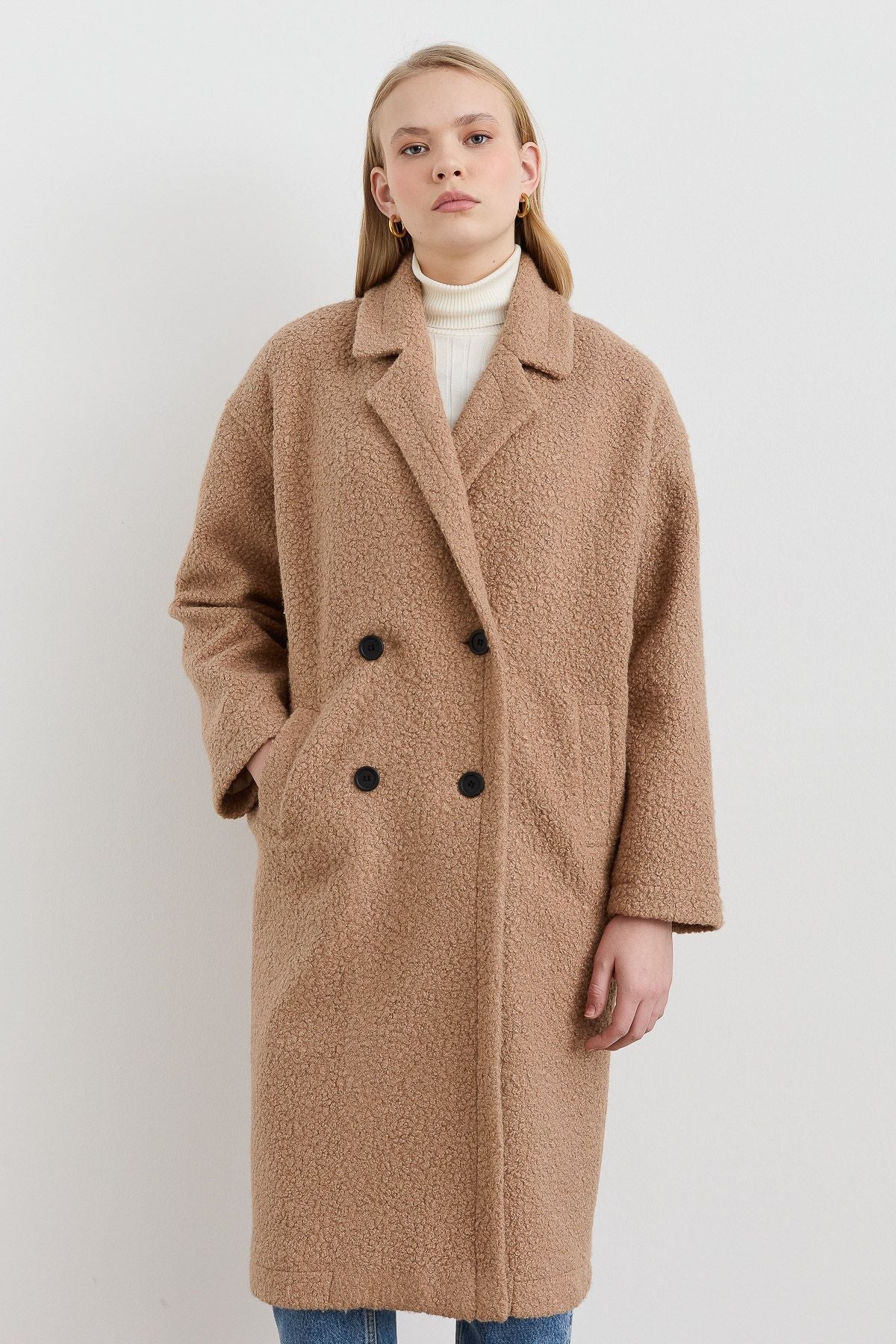 Teddy Oversize Kaban Sütlü Kahve - Fatma Atasoy
