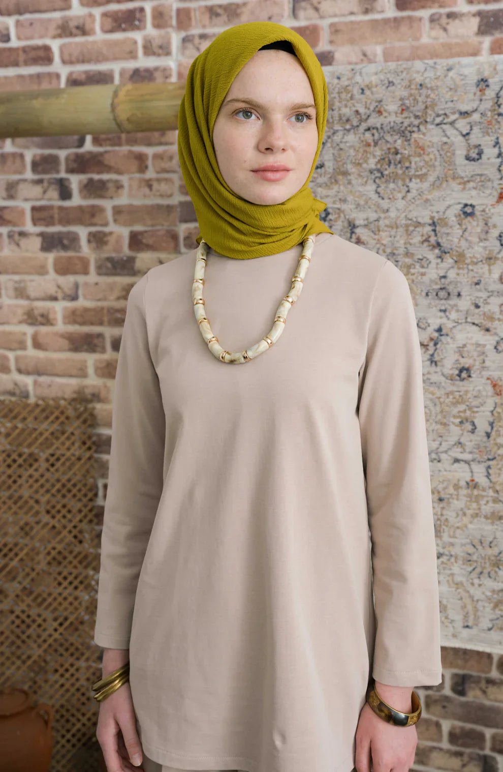 Düz Renk Eşarp - Fatma Atasoy
