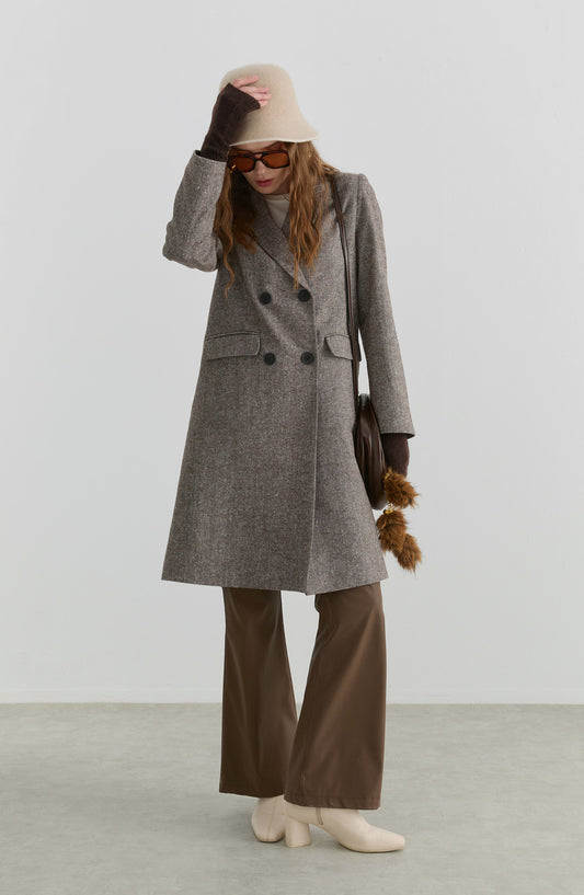 Palazzo Kahverengi Tüvit Ceket