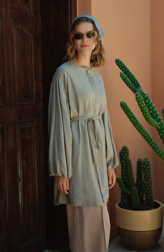 Balon Kol Sunshine Mint Tunik
