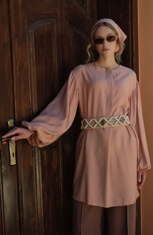 Balon Kol Sunshine Soft Pembe Tunik